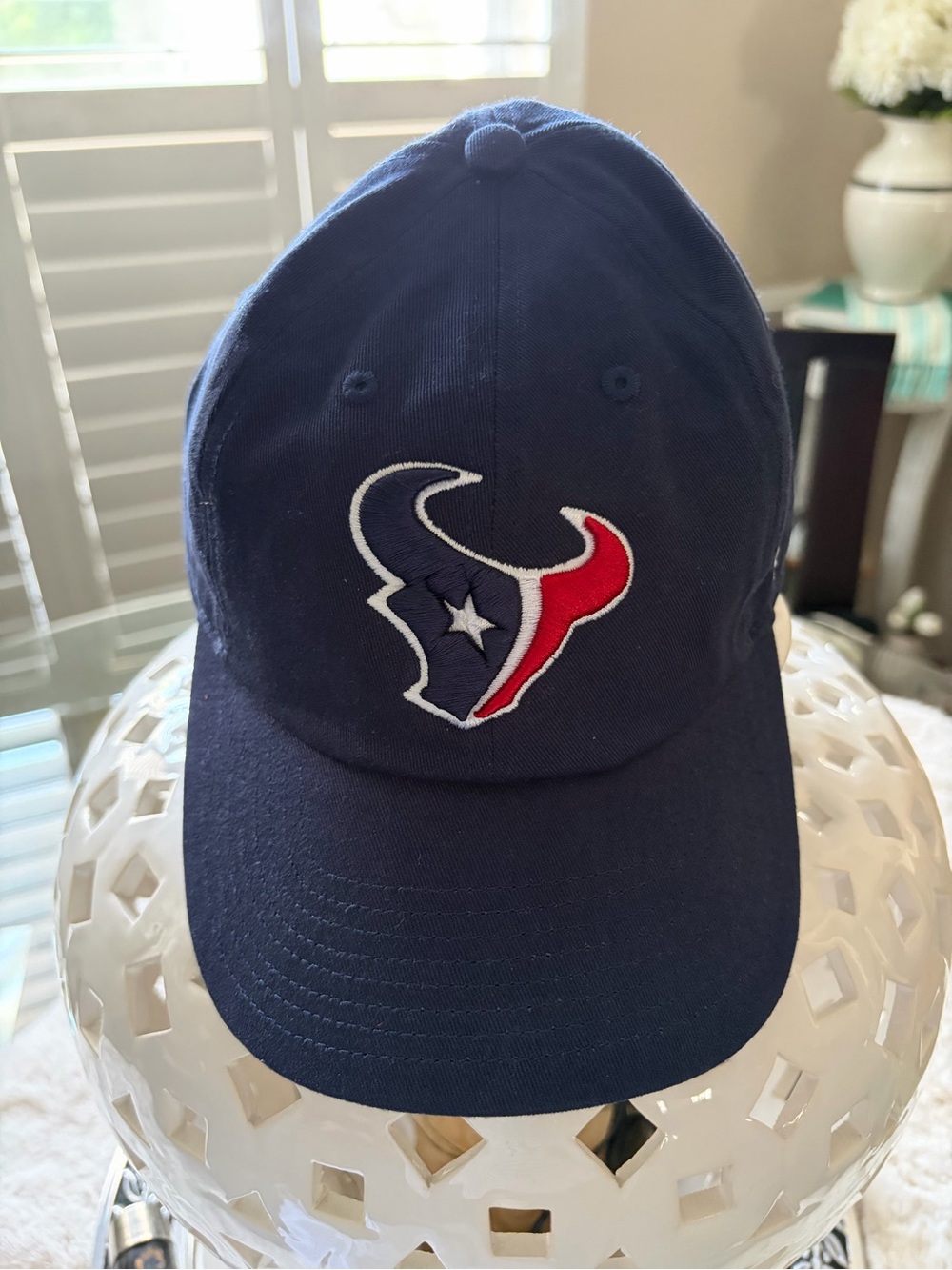 New Houston Texans Navy Logo Baseball Cap